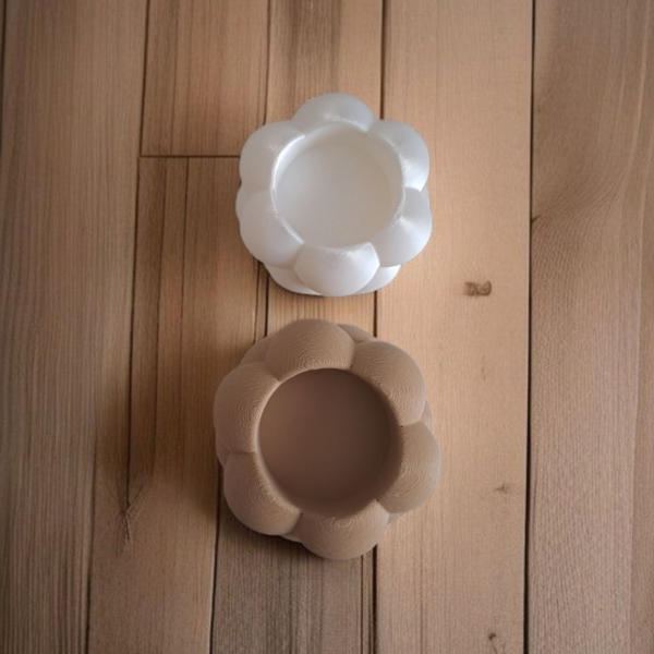 Підсвічник-квітка Bloom Tealight Decor — об’ємний декоративний свічник для чайної свічки, затишного інтер’єру та подарунка