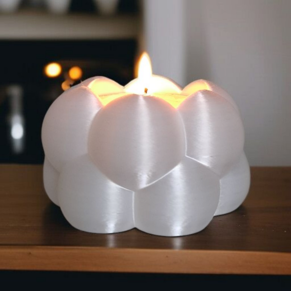 Підсвічник-квітка Bloom Tealight Decor — об’ємний декоративний свічник для чайної свічки, затишного інтер’єру та подарунка