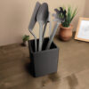 Квадратний органайзер для кухні Minimal Kitchen Holder — підставка для ложок, лопаток, вінчиків та кухонного приладдя