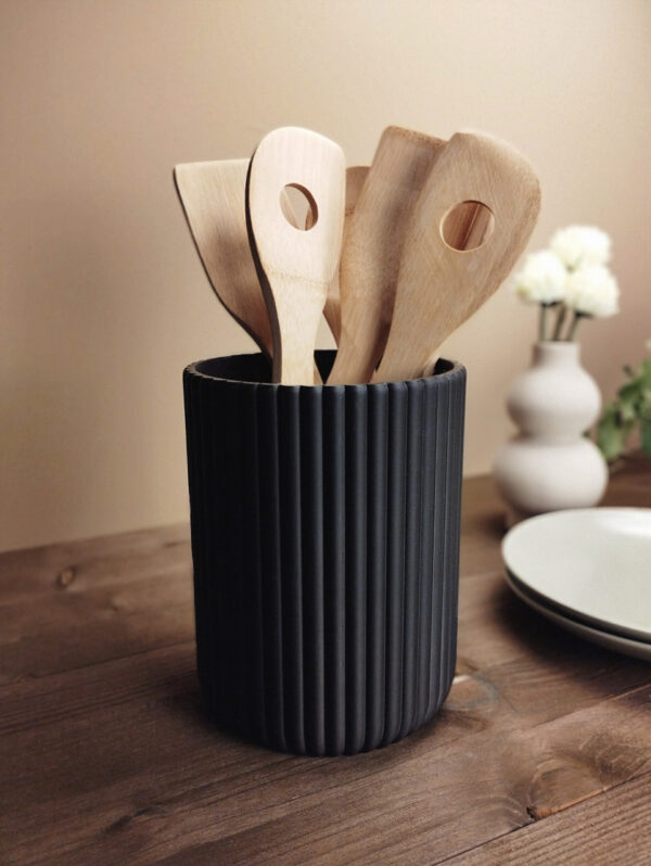 Круглий органайзер для кухонного приладдя Round Kitchen Organizer — підставка для ложок, лопаток, вінчиків та кухонних аксесуарів