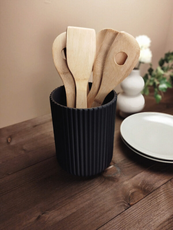 Круглий органайзер для кухонного приладдя Round Kitchen Organizer — підставка для ложок, лопаток, вінчиків та кухонних аксесуарів