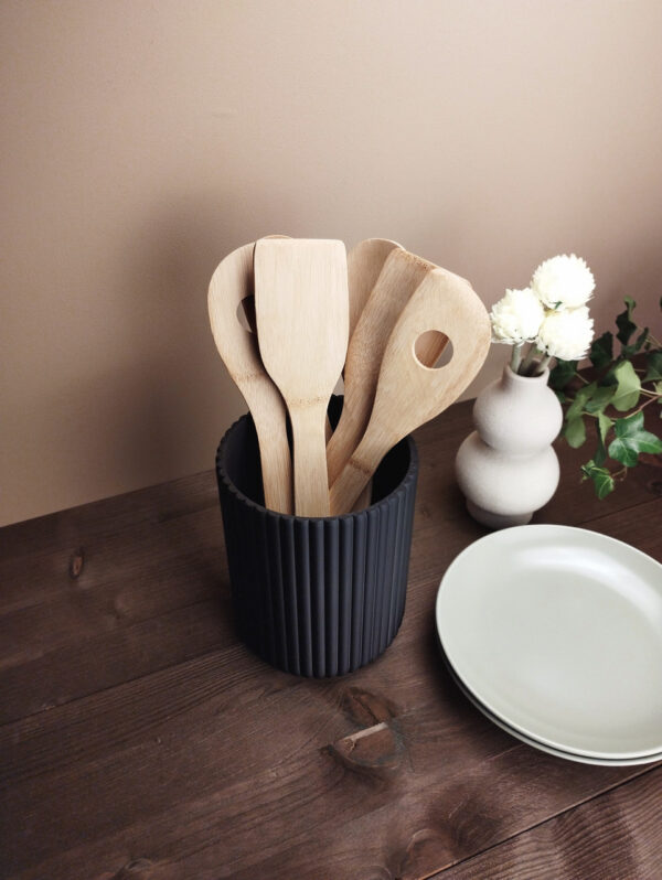 Круглий органайзер для кухонного приладдя Round Kitchen Organizer — підставка для ложок, лопаток, вінчиків та кухонних аксесуарів
