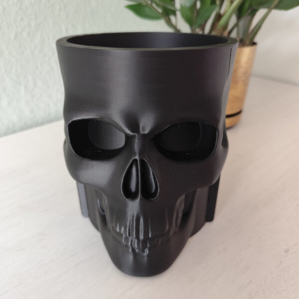Тримач-охолоджувач для пляшки Череп Skull Bottle Cooler — декоративна підставка для напоїв, сервірування столу, вечірок, фотозон та подарунка