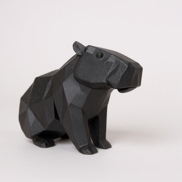 Декоративна статуетка капібари Capybara Geo Decor — геометрична фігурка тварини для дому та подарунка
