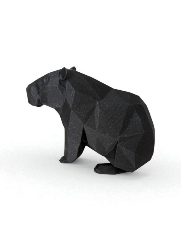 Декоративна статуетка капібари Capybara Geo Decor — геометрична фігурка тварини для дому та подарунка