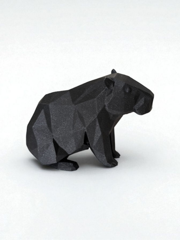 Декоративна статуетка капібари Capybara Geo Decor — геометрична фігурка тварини для дому та подарунка
