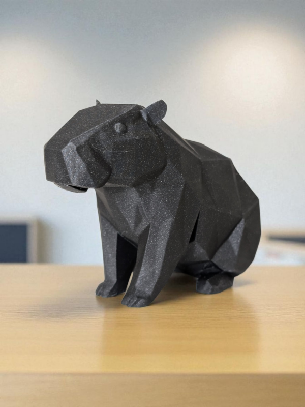 Декоративна статуетка капібари Capybara Geo Decor — геометрична фігурка тварини для дому та подарунка