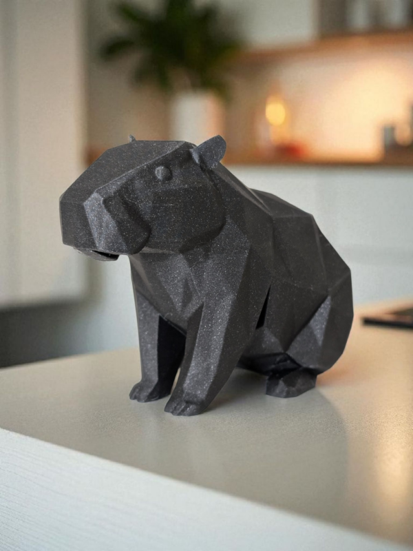 Декоративна статуетка капібари Capybara Geo Decor — геометрична фігурка тварини для дому та подарунка