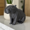 Декоративна статуетка капібари Capybara Geo Decor — геометрична фігурка тварини для дому та подарунка
