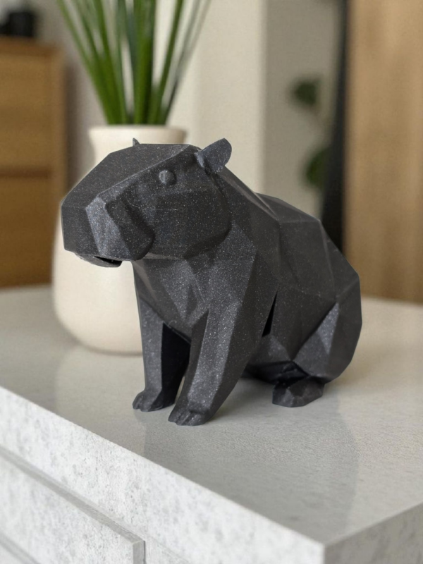 Декоративна статуетка капібари Capybara Geo Decor — геометрична фігурка тварини для дому та подарунка