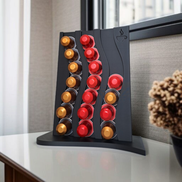 Тримач для кавових капсул Capsule Tower — вертикальний органайзер для Nespresso Original на 18 капсул