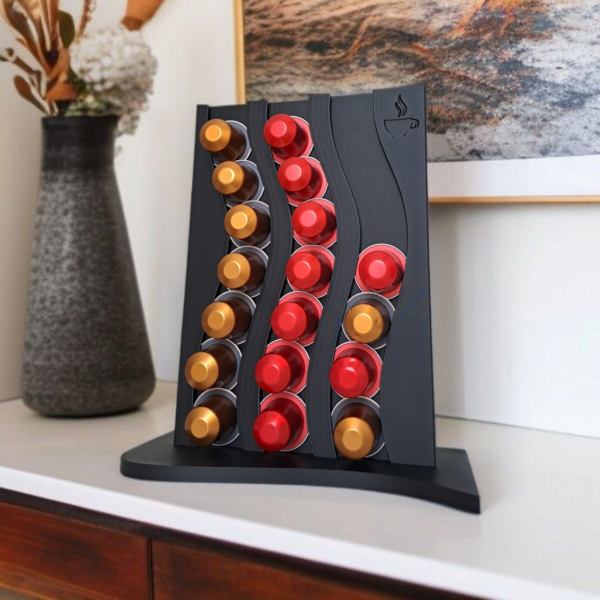 Тримач для кавових капсул Capsule Tower — вертикальний органайзер для Nespresso Original на 18 капсул