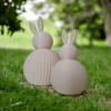 7027853431_dekorativnaya-statuetka-zayats.png Декоративні фігурки зайчиків Bunny Duo Decor — мінімалістичний декор для дому, дитячої кімнати та Великодня