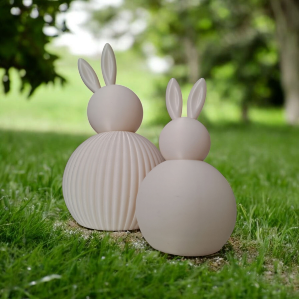 7027853431_dekorativnaya-statuetka-zayats.png Декоративні фігурки зайчиків Bunny Duo Decor — мінімалістичний декор для дому, дитячої кімнати та Великодня