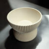 7125766933_miska-dekorativnaya-relefnaya.jpg Ribbed Elegance Bowl — декоративна миска з рельєфними лініями для фруктів, солодощів та інтер’єру