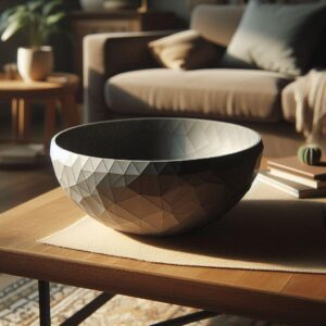Polygon Serving Bowl — широка декоративна миска для фруктів, снеків та сервірування