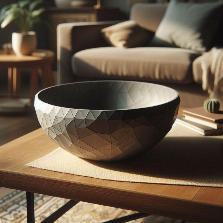 Polygon Serving Bowl — широка декоративна миска для фруктів, снеків та сервірування