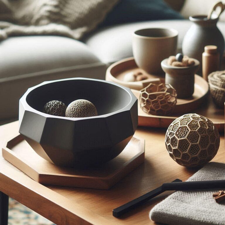 Octagon Bowl — глибока восьмикутна декоративна чаша для фруктів, снеків та інтер’єру