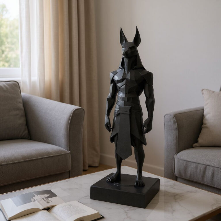 Декоративна фігурка Анубіса Anubis Statue — сучасна єгипетська статуетка для дому та офісу